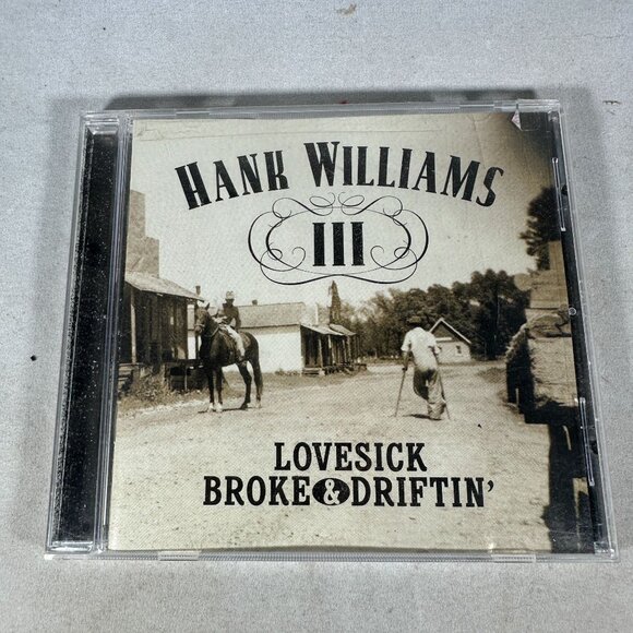Hank Williams III Lovesick Broke & Driftin CD Country Album Curb Records 2002 - Picture 1 of 3